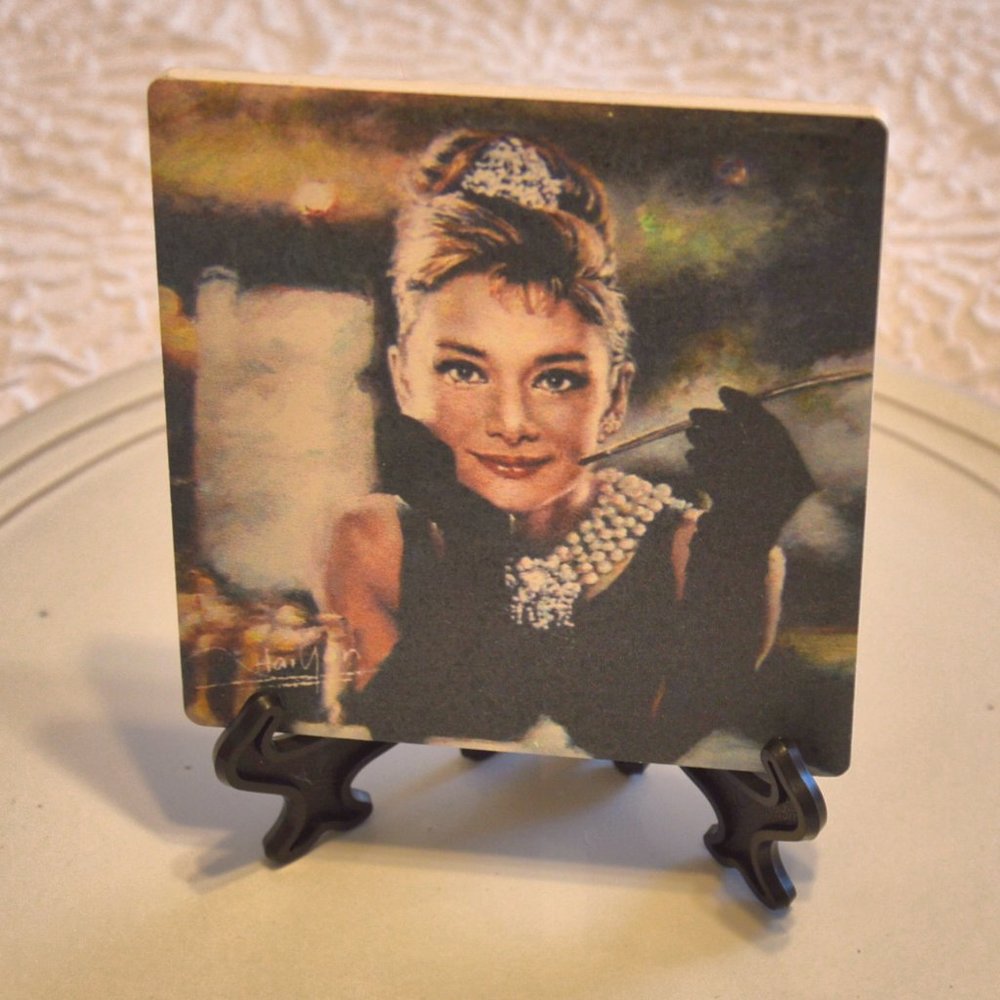 8/$20 Audrey Hepburn Decorative Coaster